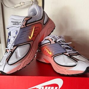 Nike Pegasus Wave White Orange Sneakers
